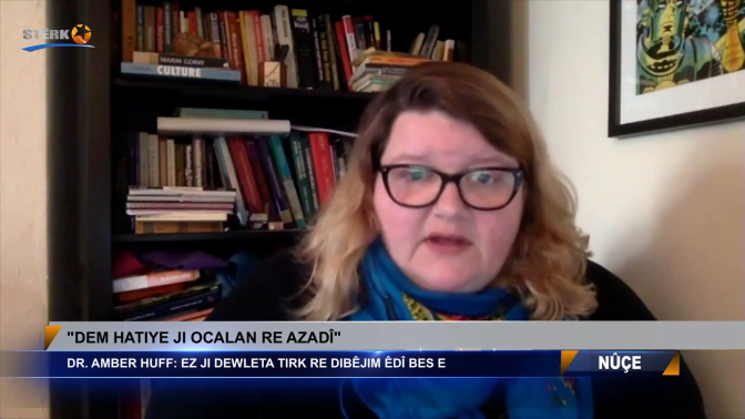 Dr. Amber Huff: Ez ji dewleta tirk re dibêjim êdî bes e 24.02.2021 – Sterk TV – Zindi, Canli, Live, Kurdî, Kurmancî, Soranî, Zazakî, Dimilkî, Hewramanî, Kurdistan